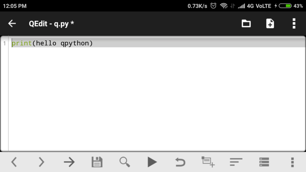 python runner for android