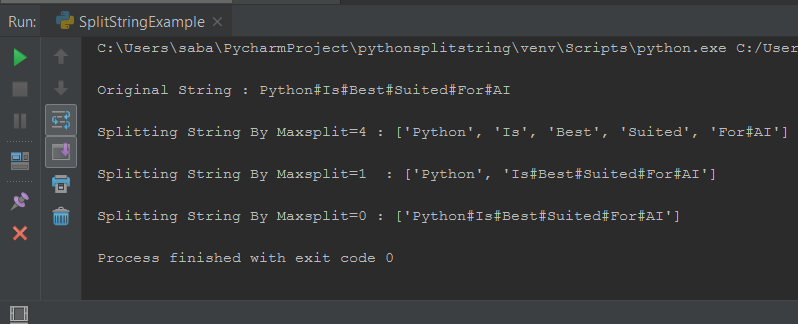 Python Split String By Character Split String Using Split Method