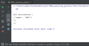 XML Parsing In Python Using Element Tree Module